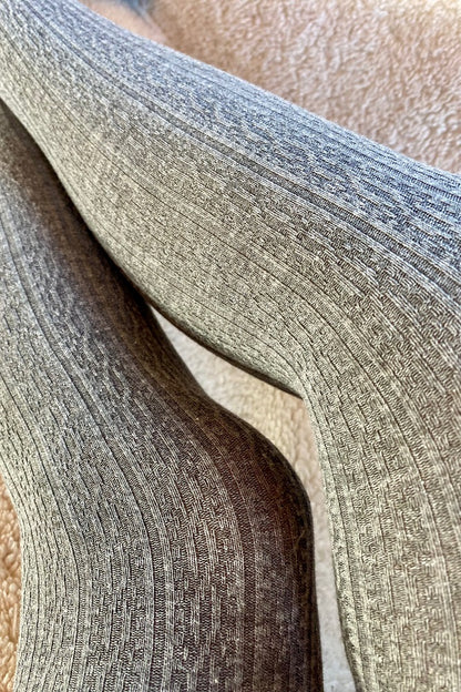 Cuissardes coton côtelé gris