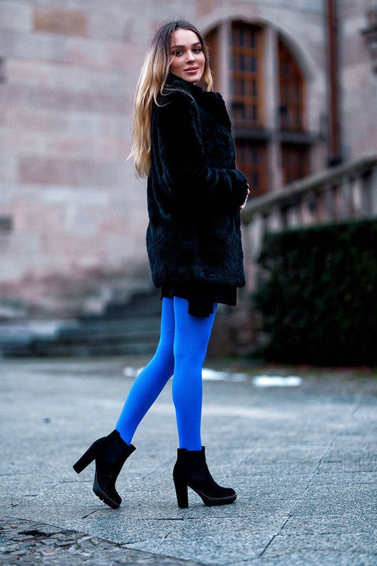 Colorful Opaque Tights 2024 Fashion Trend