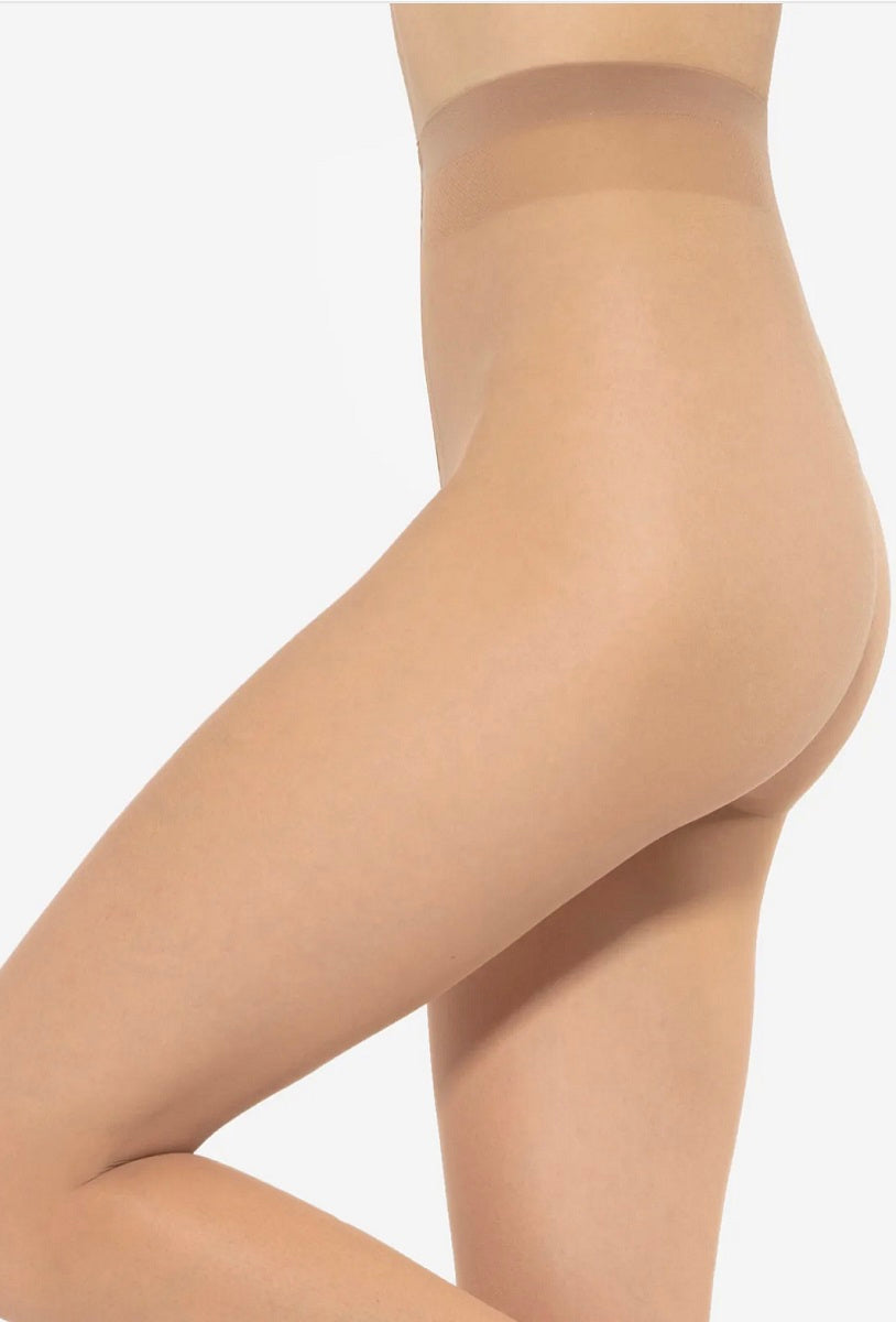 Collants soie artificielle sans élasthanne Gatta Holly 8 DEN aspect soyeux - Daino